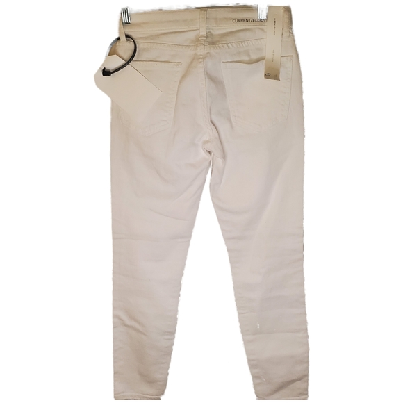 Current Elliott Stilleto Clean White Skinny Jeans - Picture 8 of 11